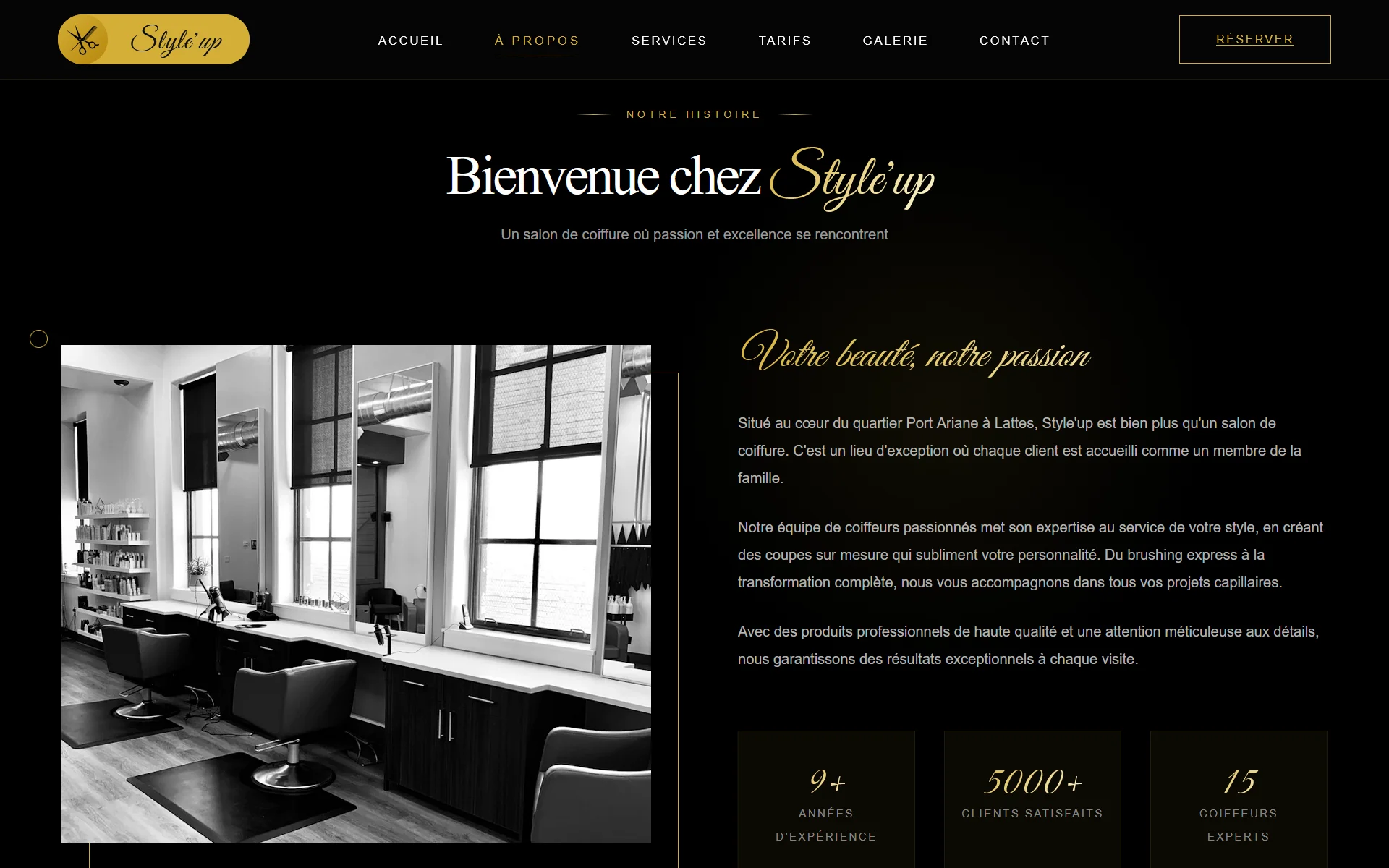 Style'up Salon — Salon de coiffure premium à Lattes